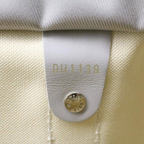 LOUIS VUITTON Monogram Keepall Bandouliere 50 Boston Bag White M44643 LV 37882S - Picture 10 of 16